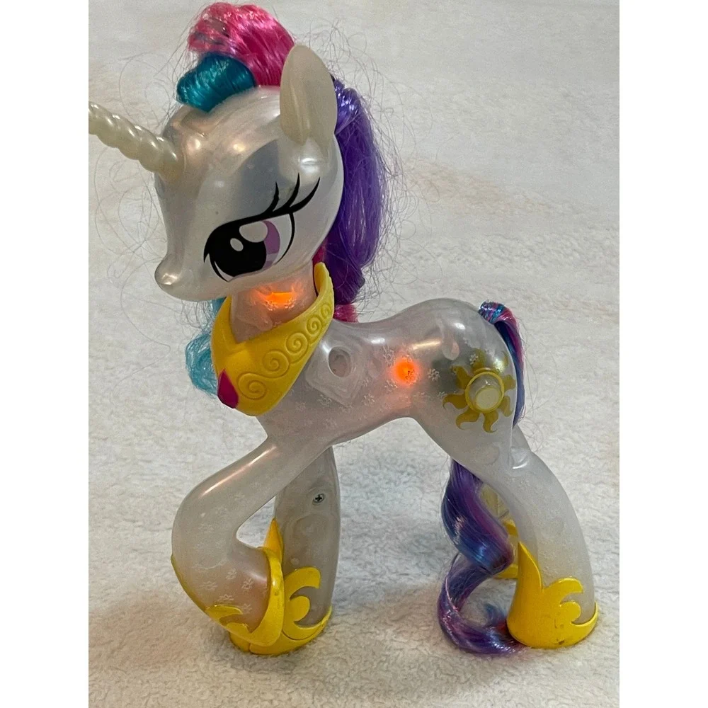 My Little Pony 2017 Glitter and Glow Princess Celestia Light Up Figure E0190